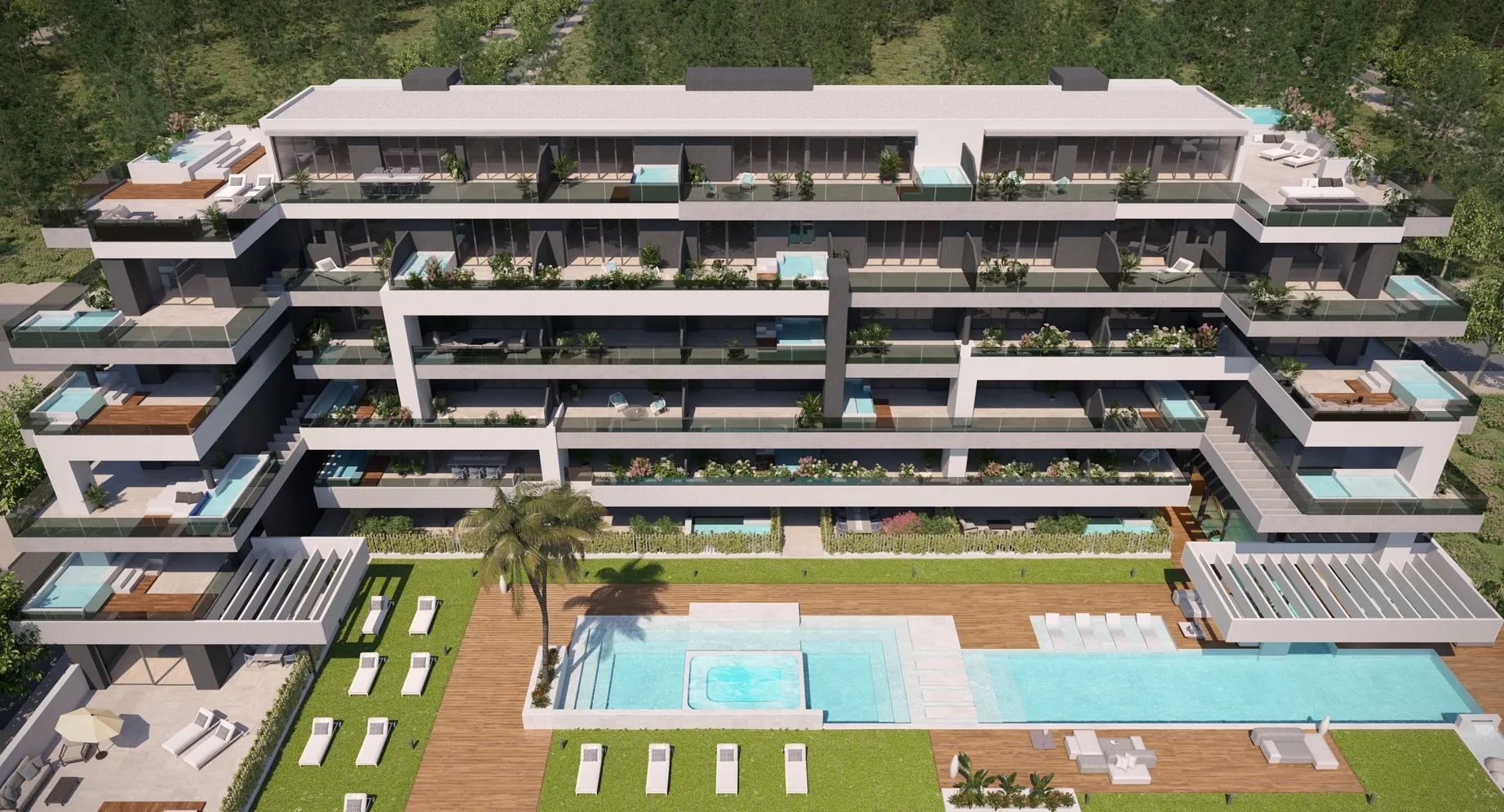 Innovatief project: moderne appartementen met panoramische uitzichten in Mijas foto 9