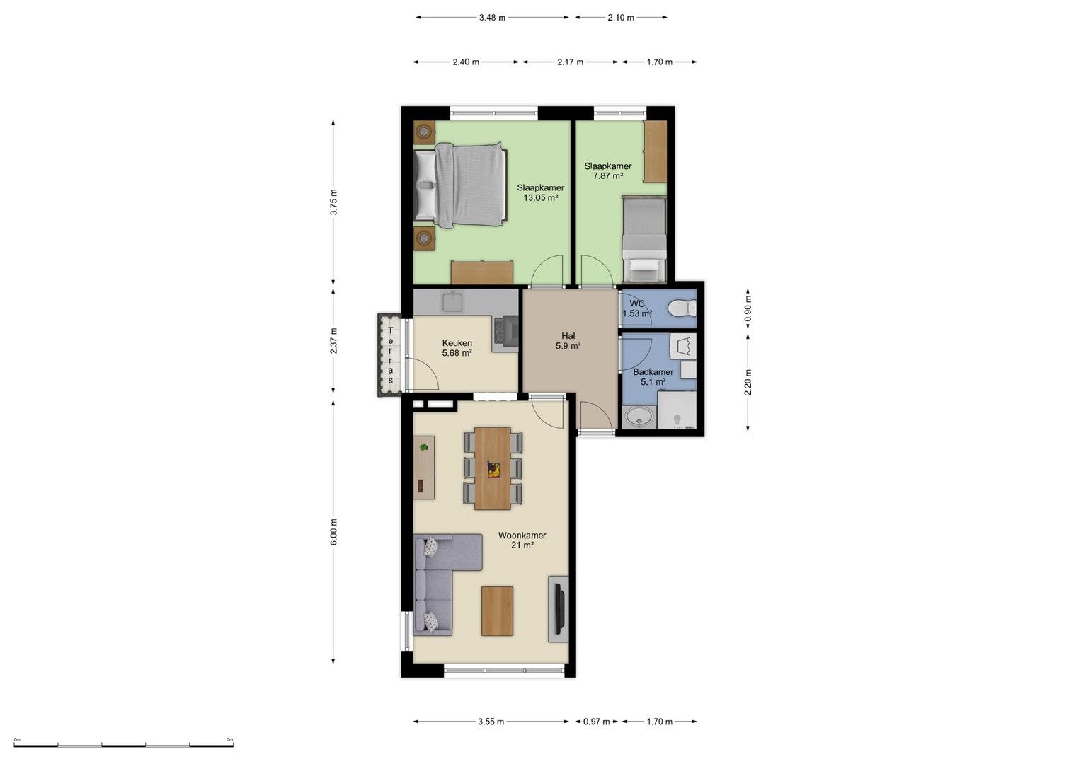 Appartement met kelderberging en garage foto 10