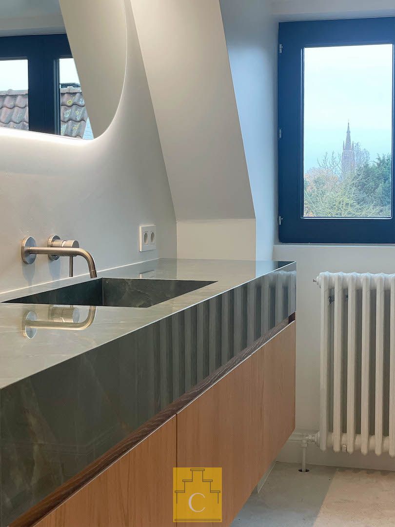 riante stadsvilla in Knokse stijl met grote garage, diverse terrassen en sublieme tuin, zicht op de Molens en alle Brugse torens, grondoppervlakte 655 m2 foto 27