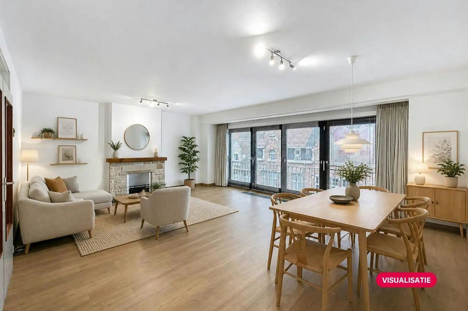 Hoofdfoto van de publicatie: Appartement met drie kamers en garage te koop in Ieper