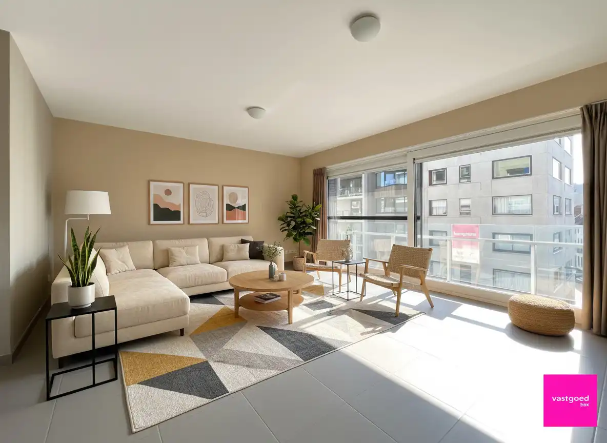 Lichtrijk 2-slaapkamerappartement met 2 terrassen – centrum Oostende foto {{pictureIndex}}