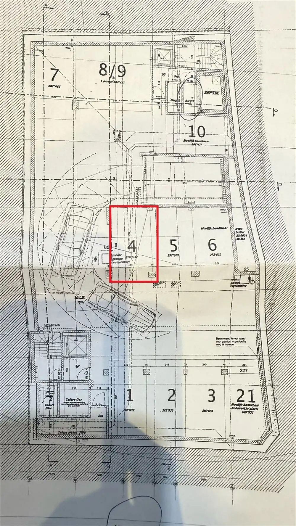 Ondergrondse binnenstaanplaats Antwerpen-centrum foto 2