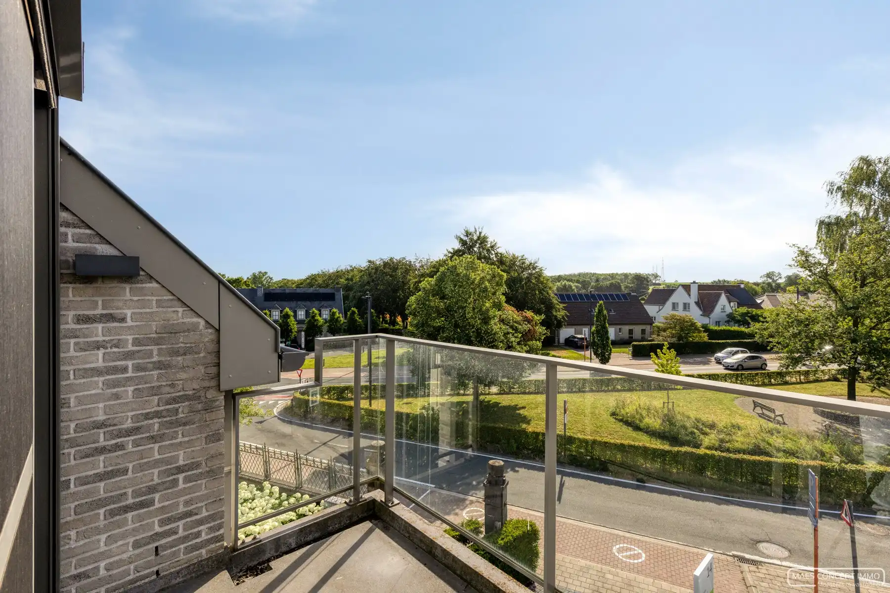 Modern 2-slaapkamerappartement te huur met terras en groen zicht in Anzegem foto 5
