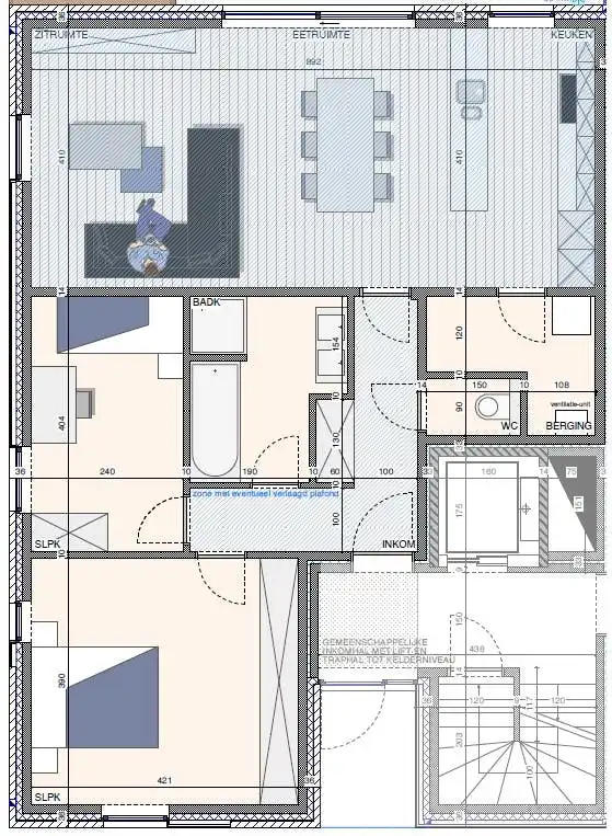 Gelijkvloers appartement met grote tuin te koop in Vilvoorde foto 17