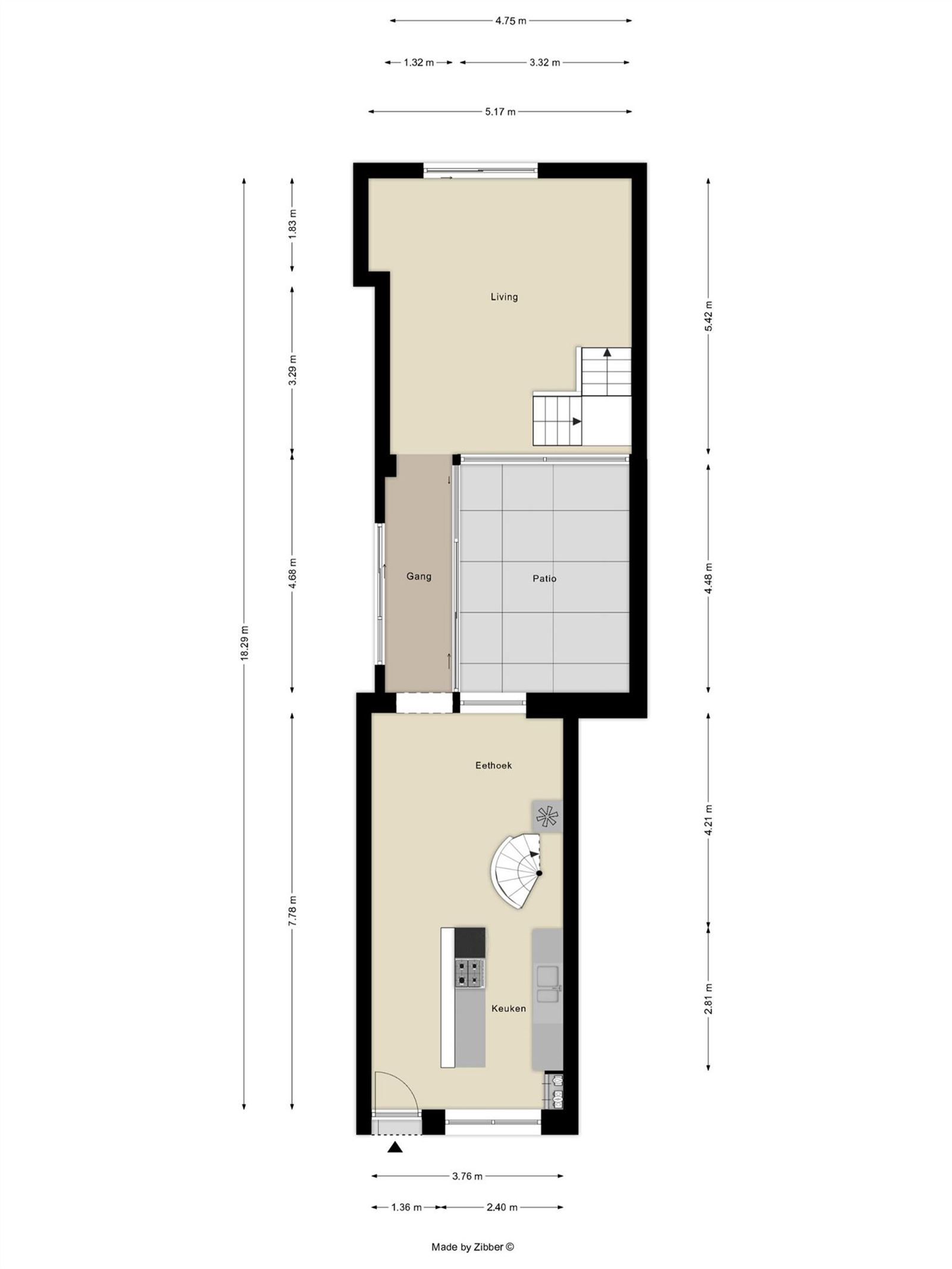 Zeer gezellige woning met 2 slaapkamers + bureau nabij centrum Halle  foto 2
