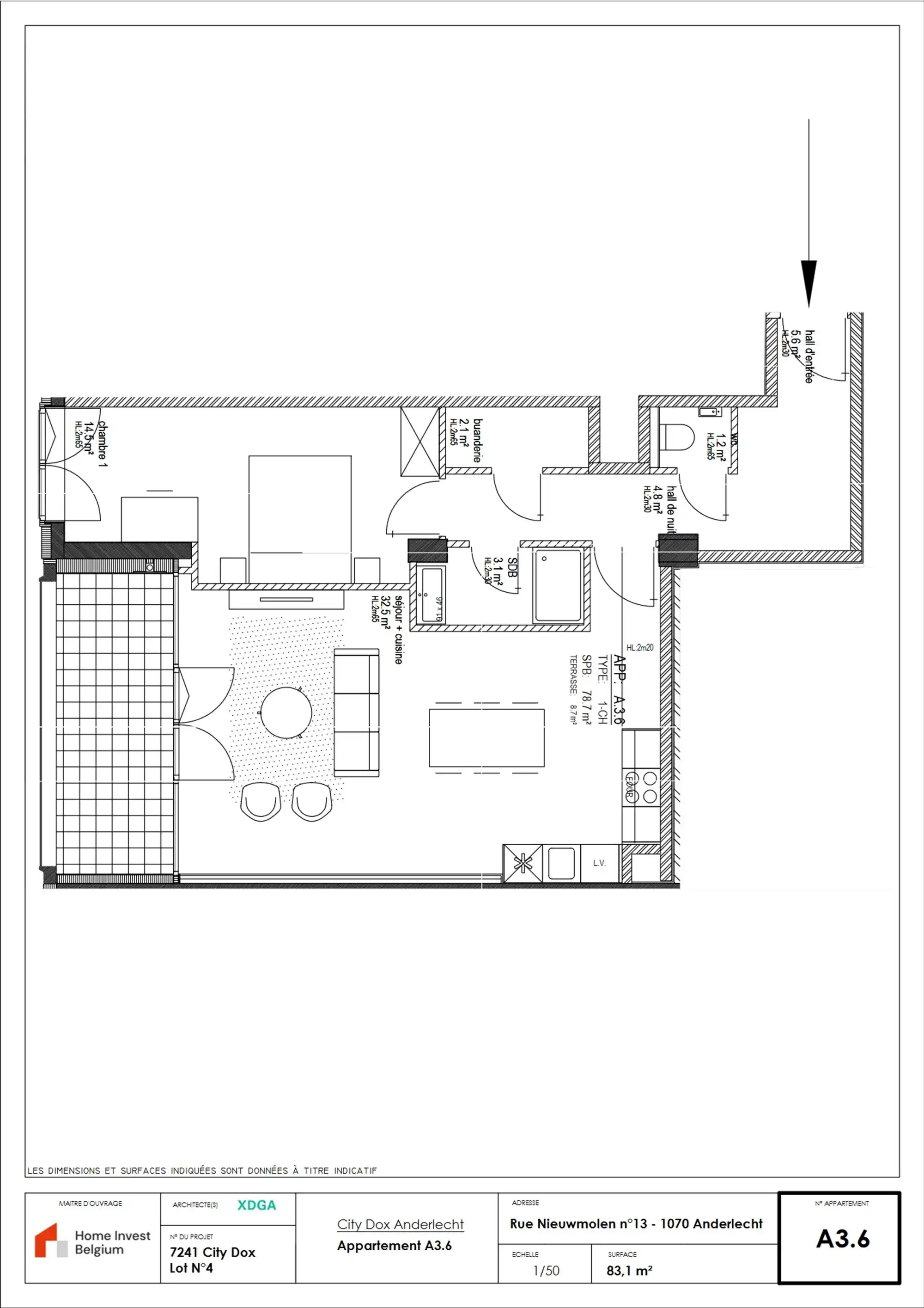 Nieuwbouw 1 slaapkamerappartement foto 29