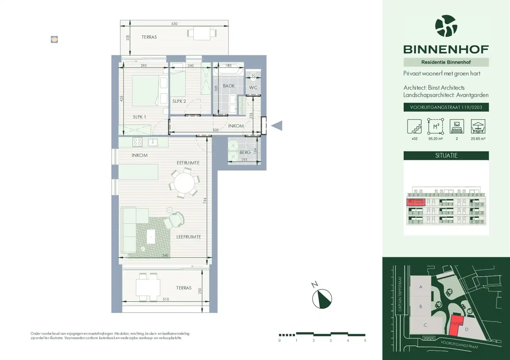 Comfortabel tweede-verdiepingsappartement met twee slaapkamers en terras foto 8