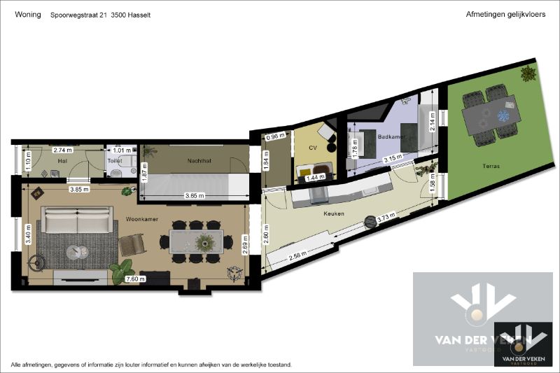 Verzorgde rijwoning met stadstuin aan Hasseltse stadsrand foto 24