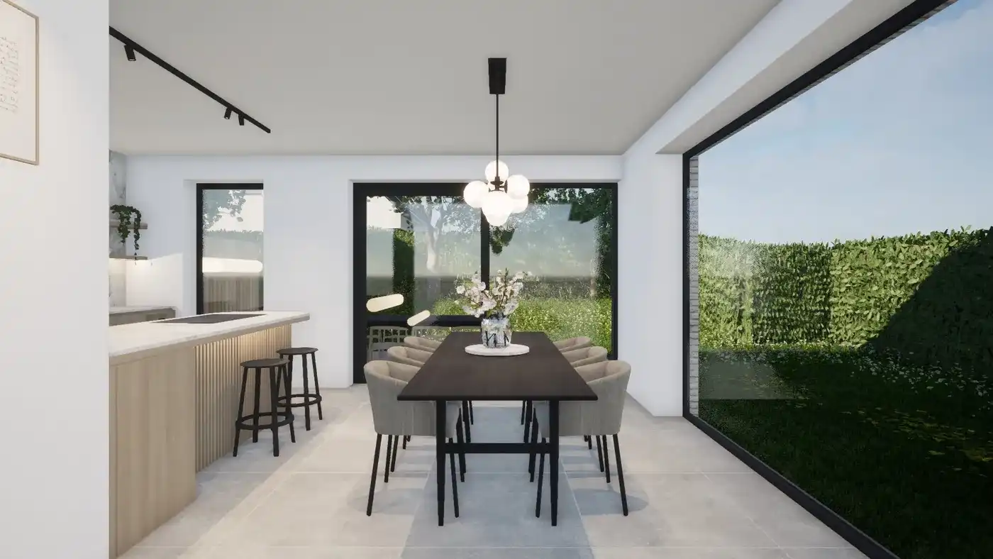 Halfopen nieuwbouwwoning op rustige locatie te Moen! foto 4