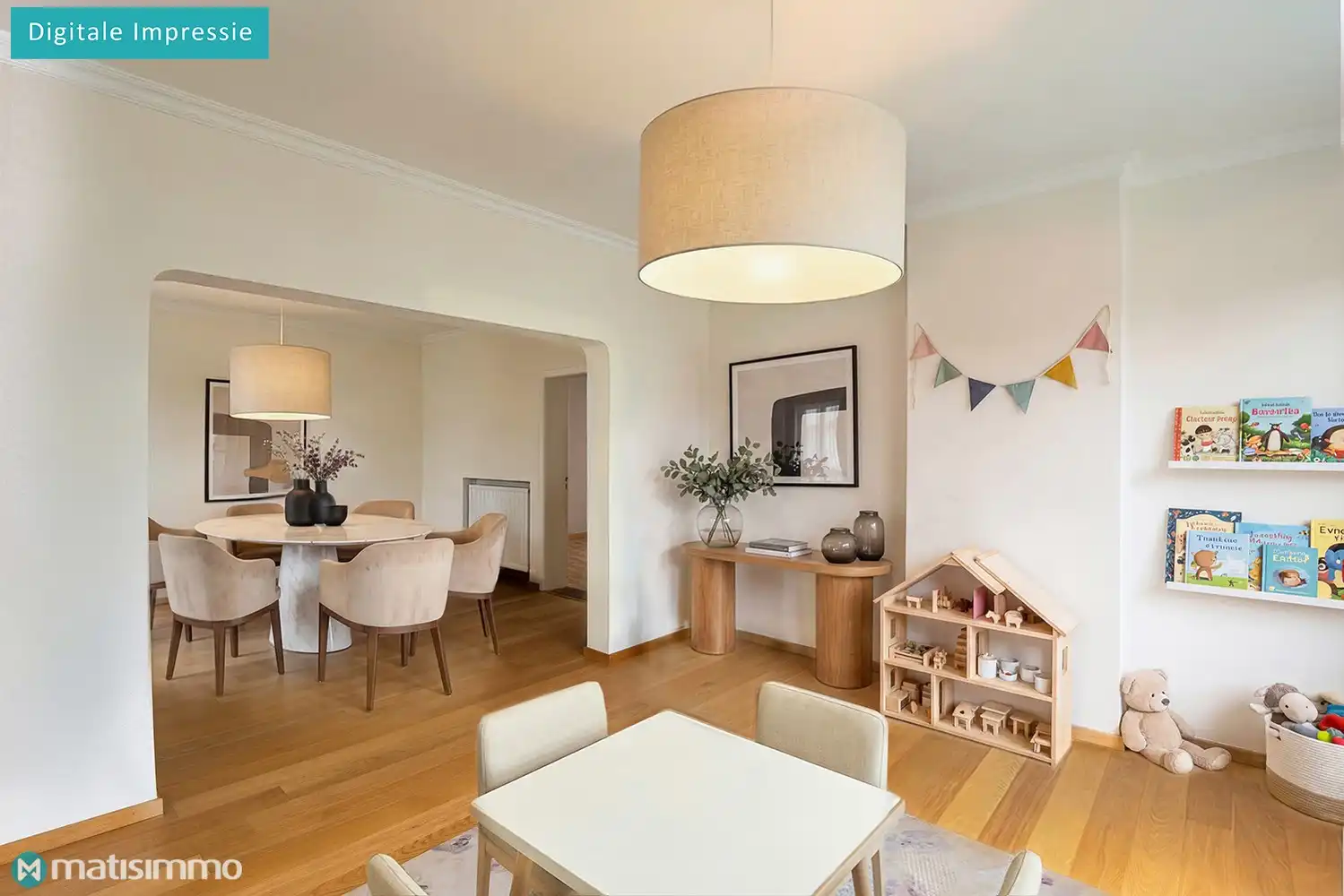 VERZORGDE GEZINSWONING MET 3 SLAAPKAMERS EN EEN RUIME TUIN TE STOKROOIE (HASSELT) foto 4