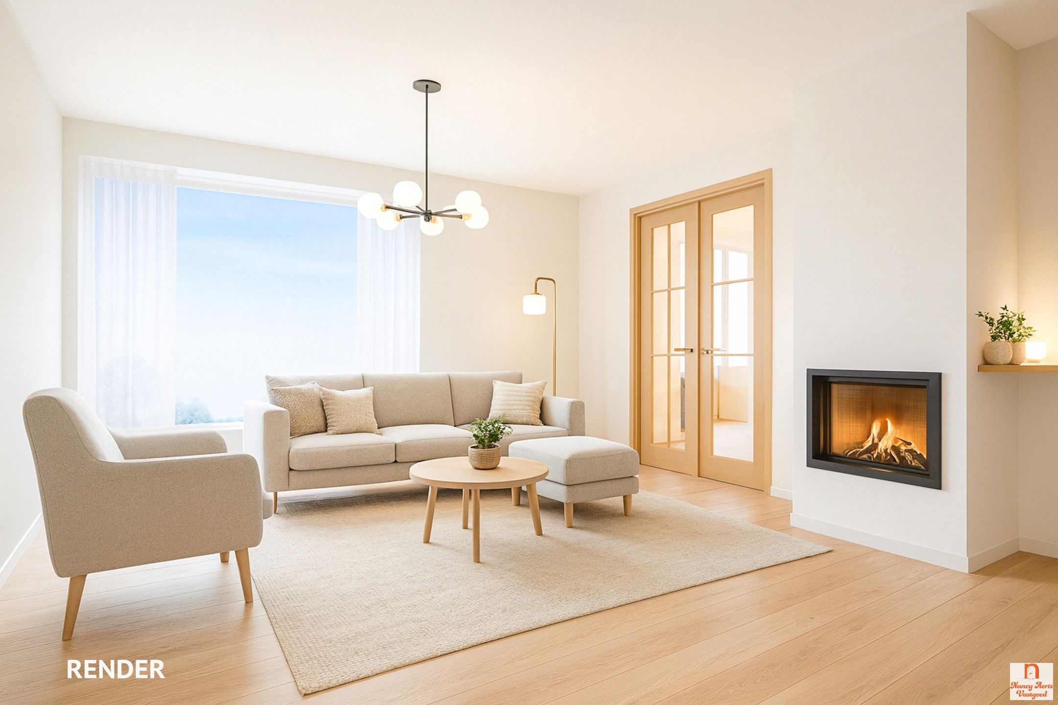 Split-level woning met grote tuin en vrij uitzicht foto 6