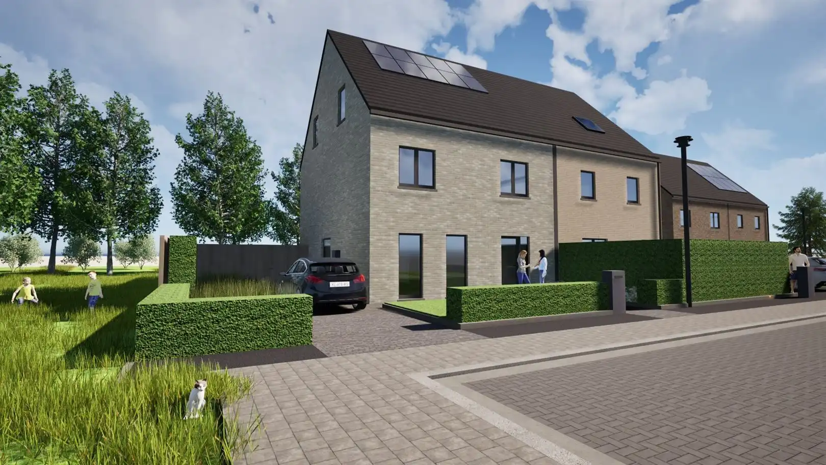 Nieuwbouw in een gezellige verkaveling. foto 2