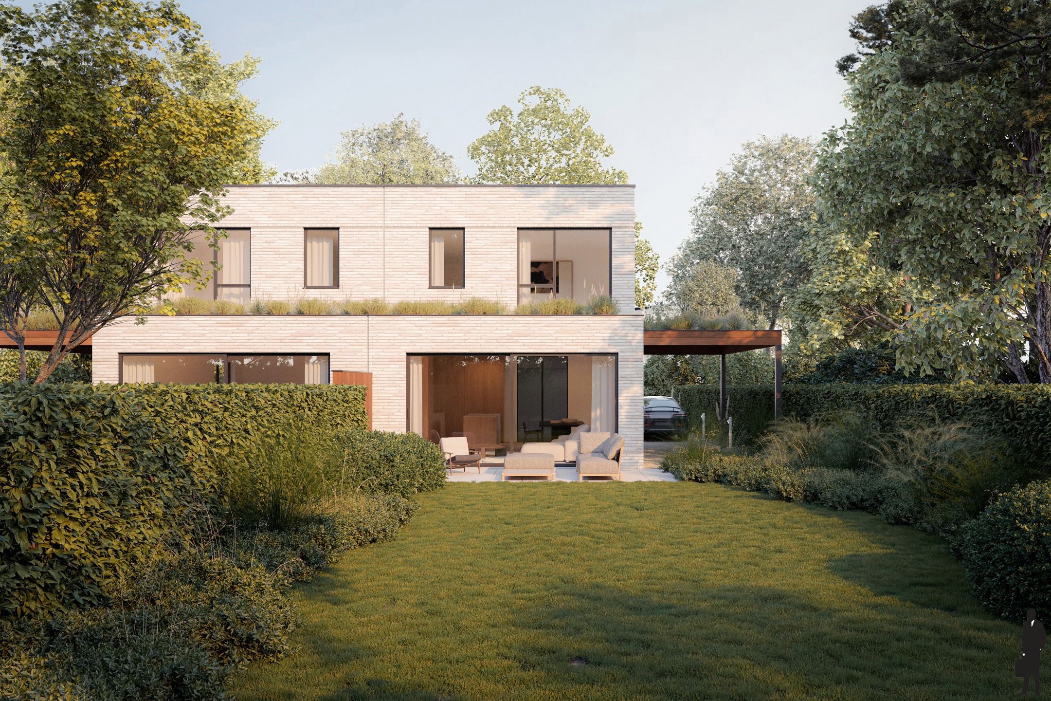 Nieuwbouwproject met halfopen woningen, 4 slpk en 2 badk! foto {{pictureIndex}}