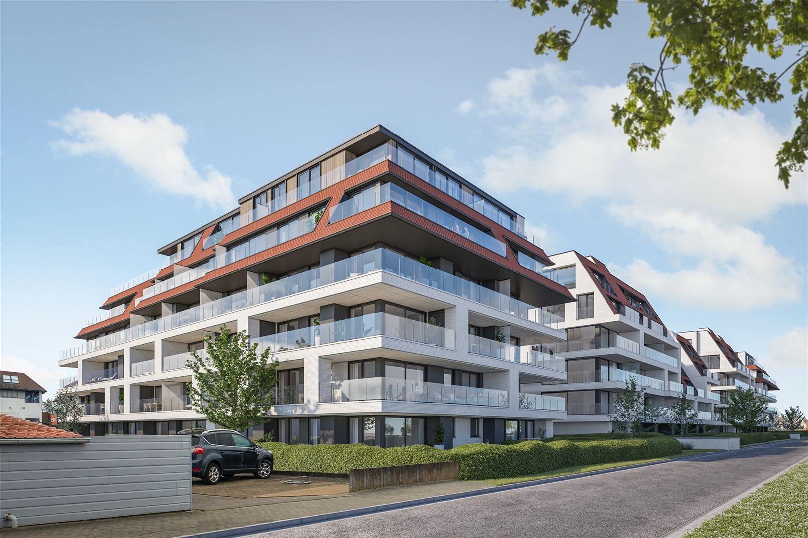 C0102 : Riant appartement met 1 slpk zongericht, grote woonkamer, prachtig terras foto 2