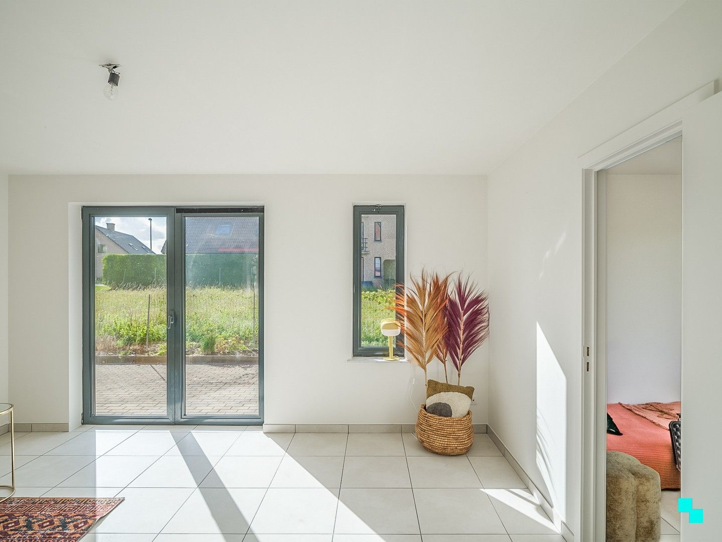 Gelijkvloers appartement met één slaapkamer in het hart van Merelbeke foto 3