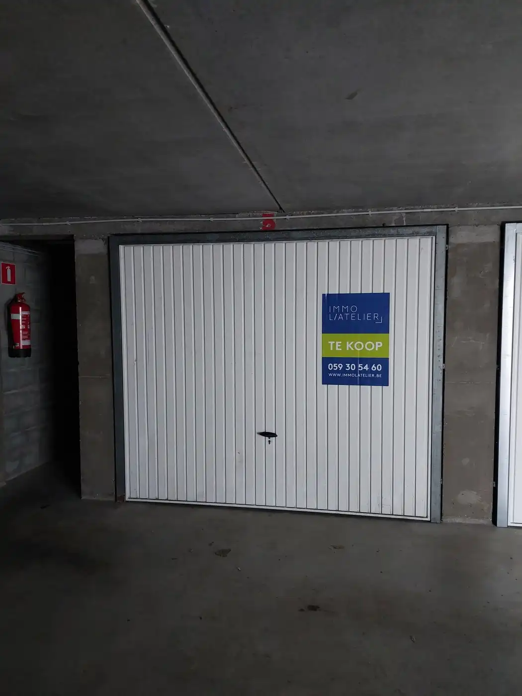 Ondergrondse garage te Westende. foto 2