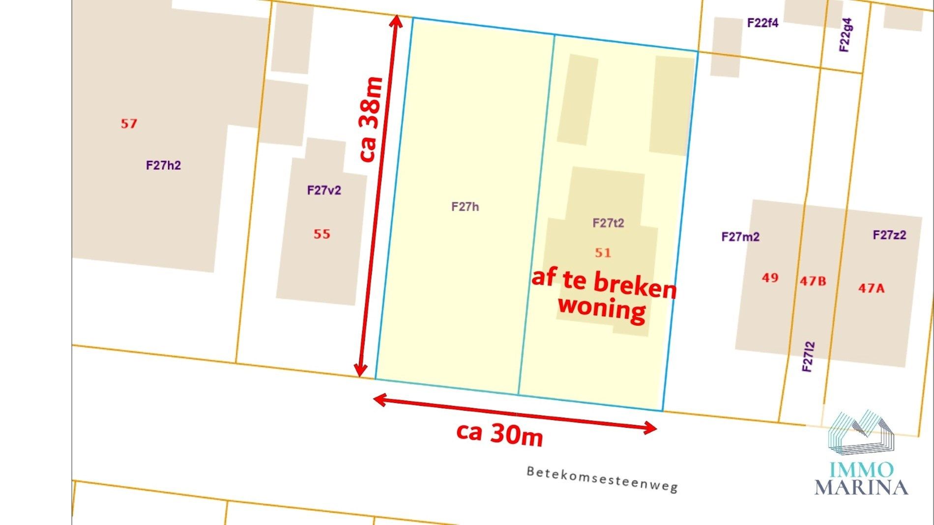 Projectgrond voor bedrijfsgebouw met of zonder woning foto {{pictureIndex}}