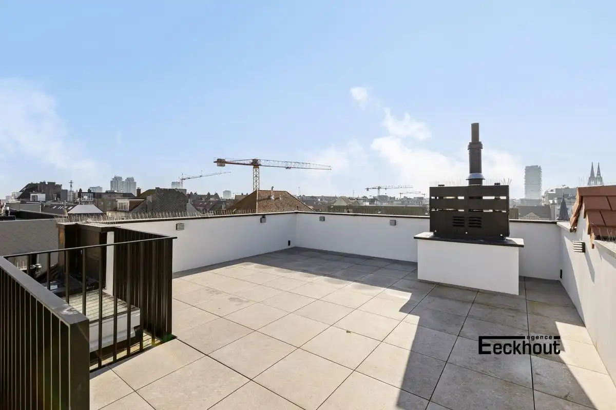 Luxe-appartement op het gelijkvloers met 2 slaapkamers en terras! foto 19