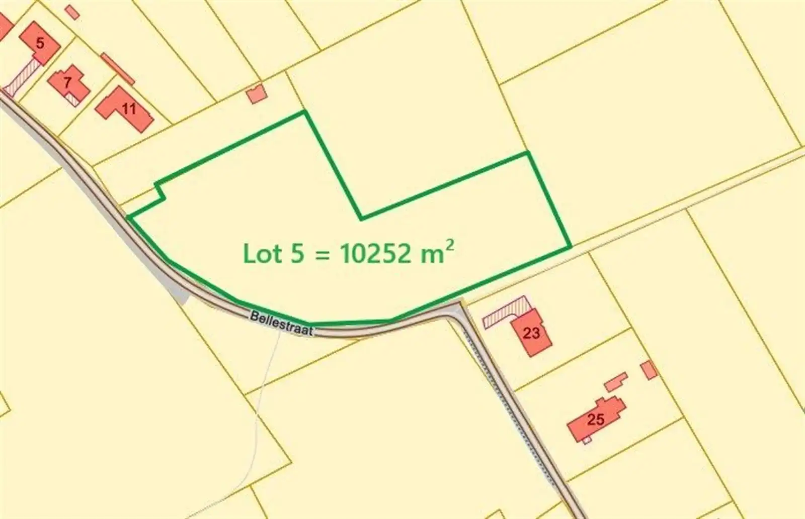 Grond te koop Bellestraat Lot 5 - 1600 SINT-PIETERS-LEEUW