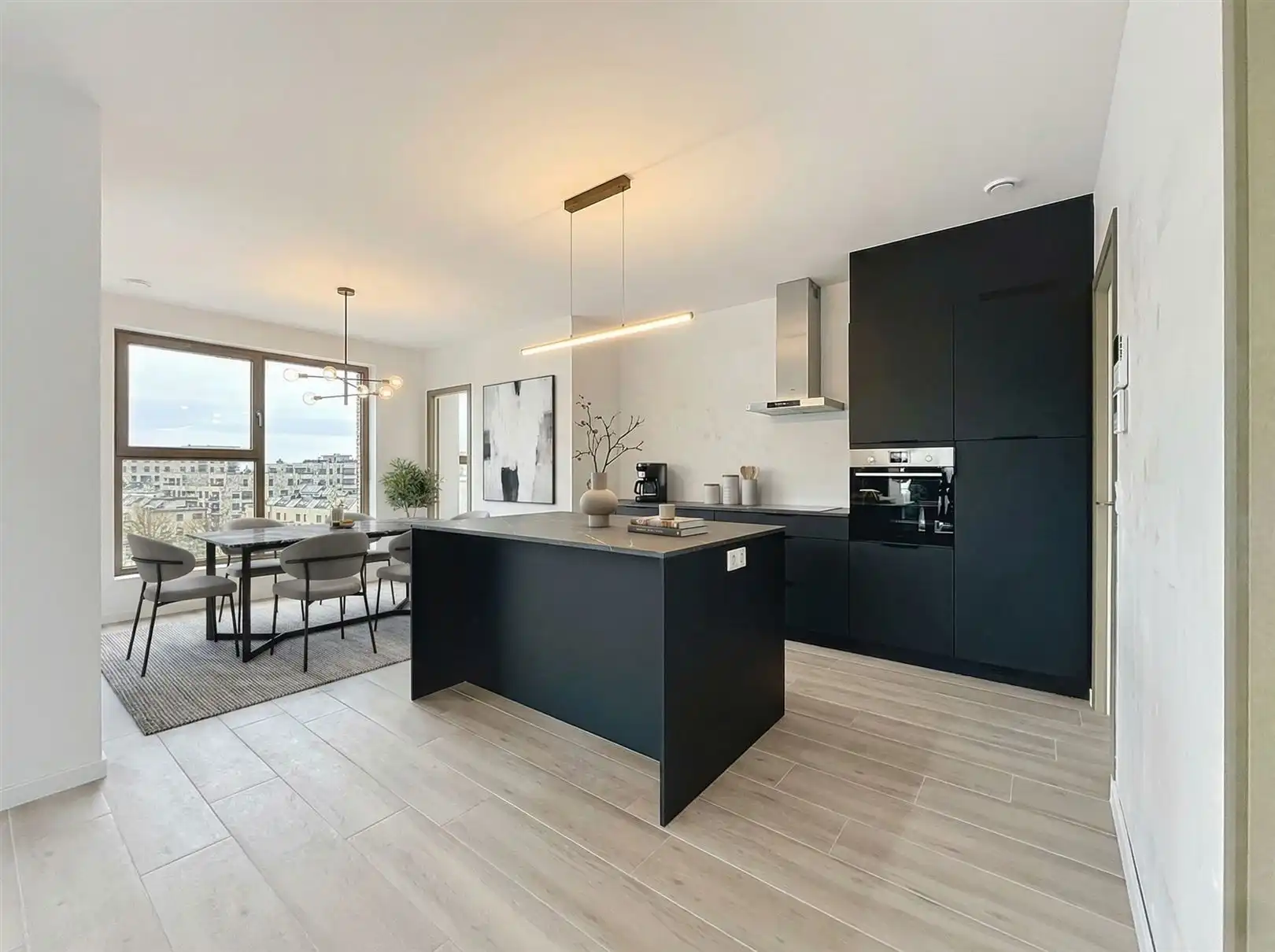 Nieuwbouwappartement met 2slpk en terras gelegen te Wilrijk  foto {{pictureIndex}}