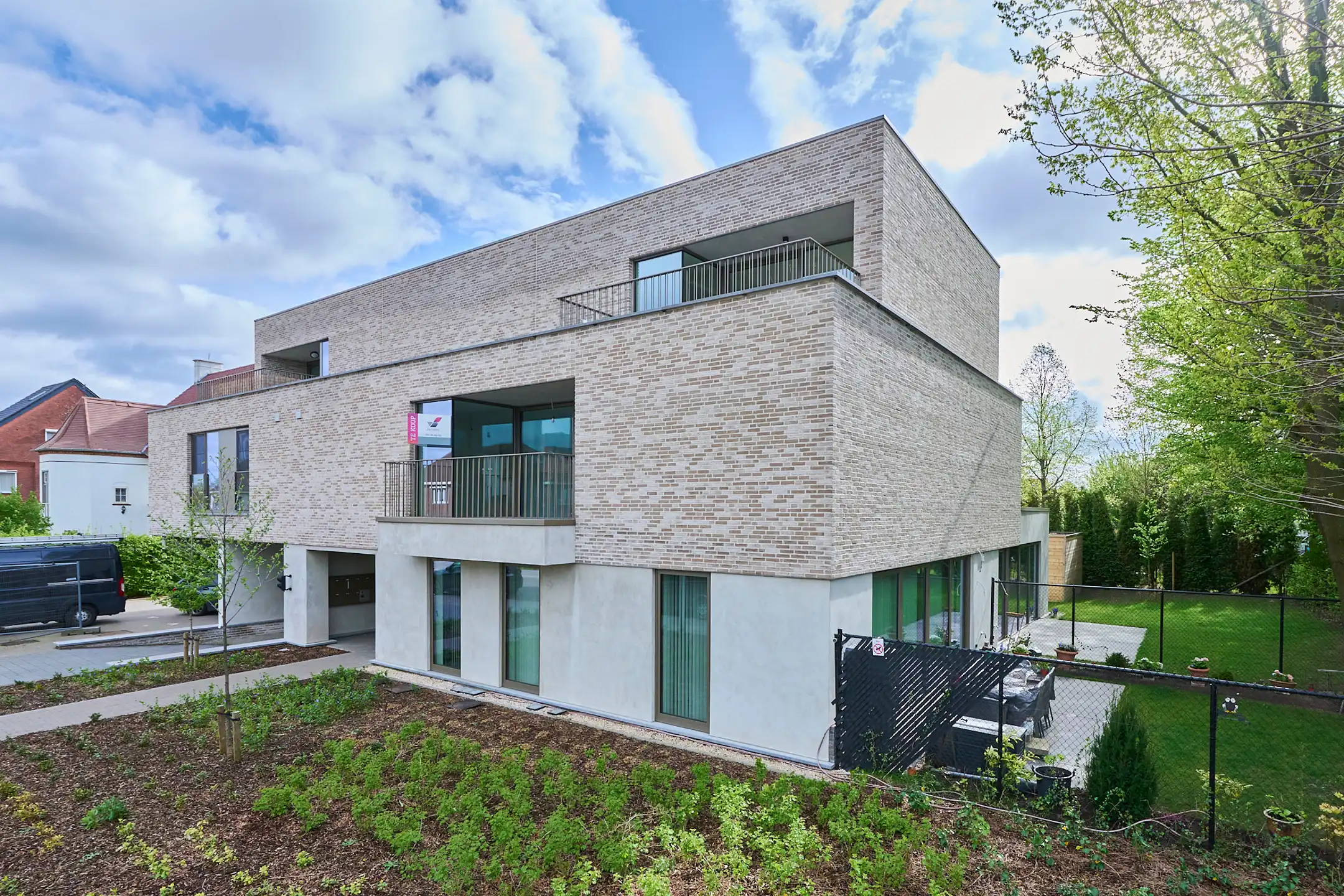 NIEUWBOUWAPPARTEMENT 1ste verdieping - 1 slaapkamer + terras foto {{pictureIndex}}