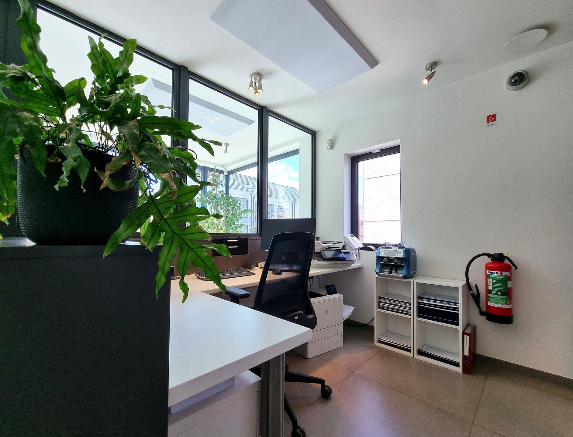 Handelsgelijkvloers met triplex-appartement in het hartje van Pamel foto 3