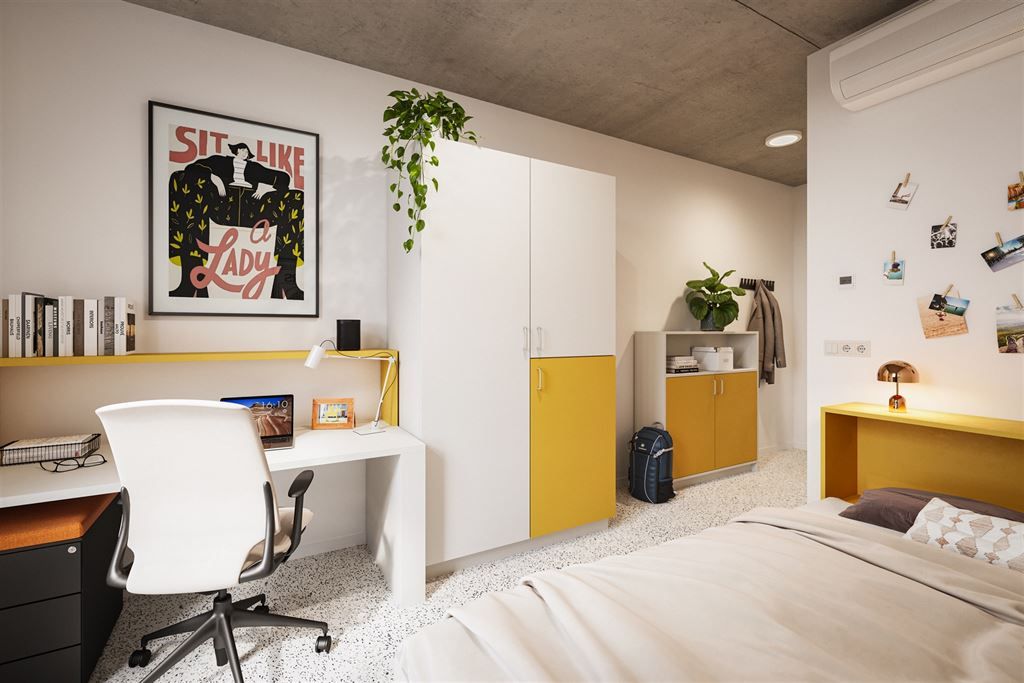 MINT Studentenkamer met sanitair foto {{pictureIndex}}