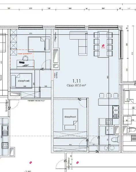 3 slaapkamer appartement op steenworp van strand - Diga Verde 1.11 foto 15