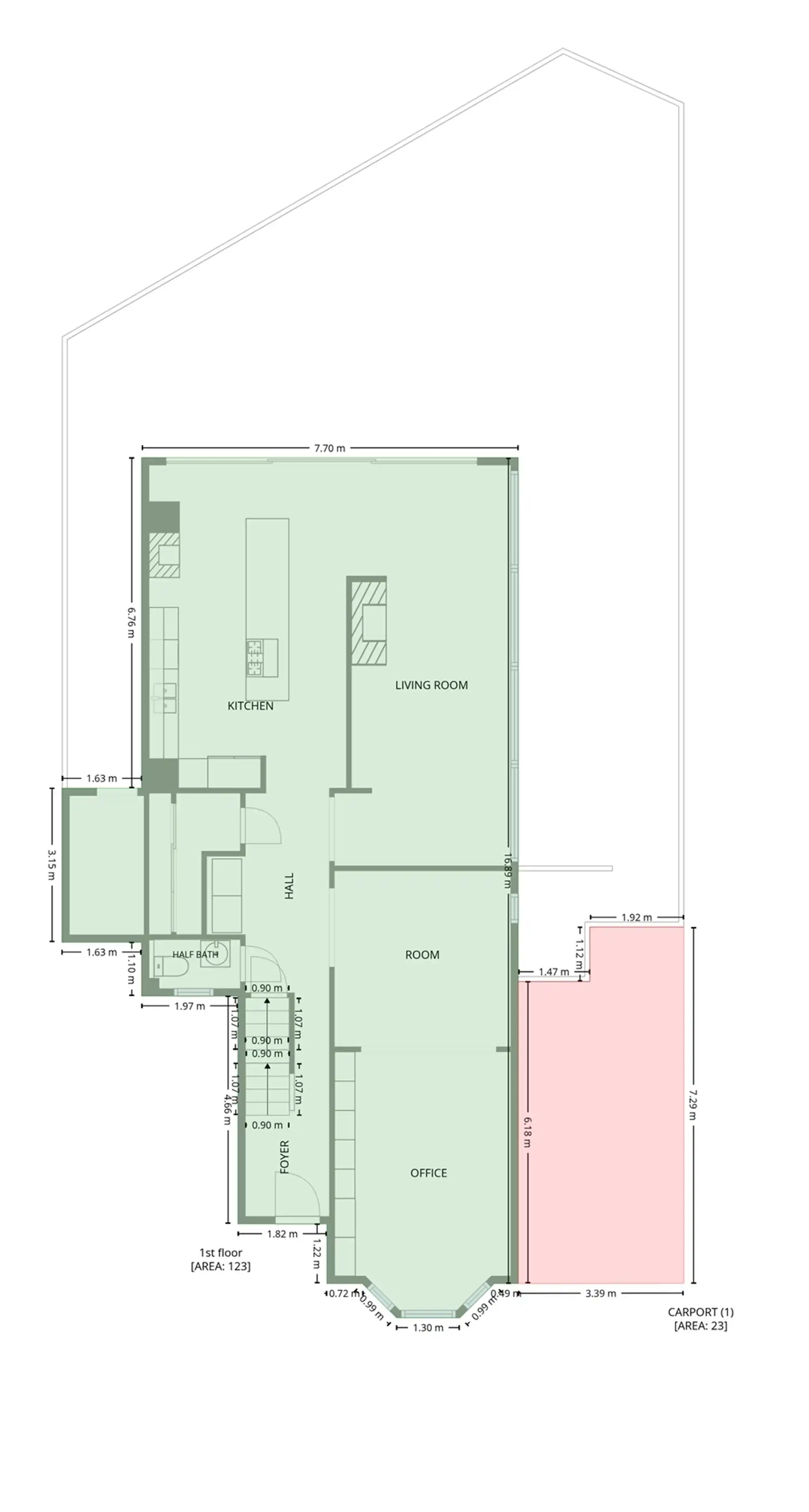 Vrijstaande woning met ruimte voor vrij beroep foto 38