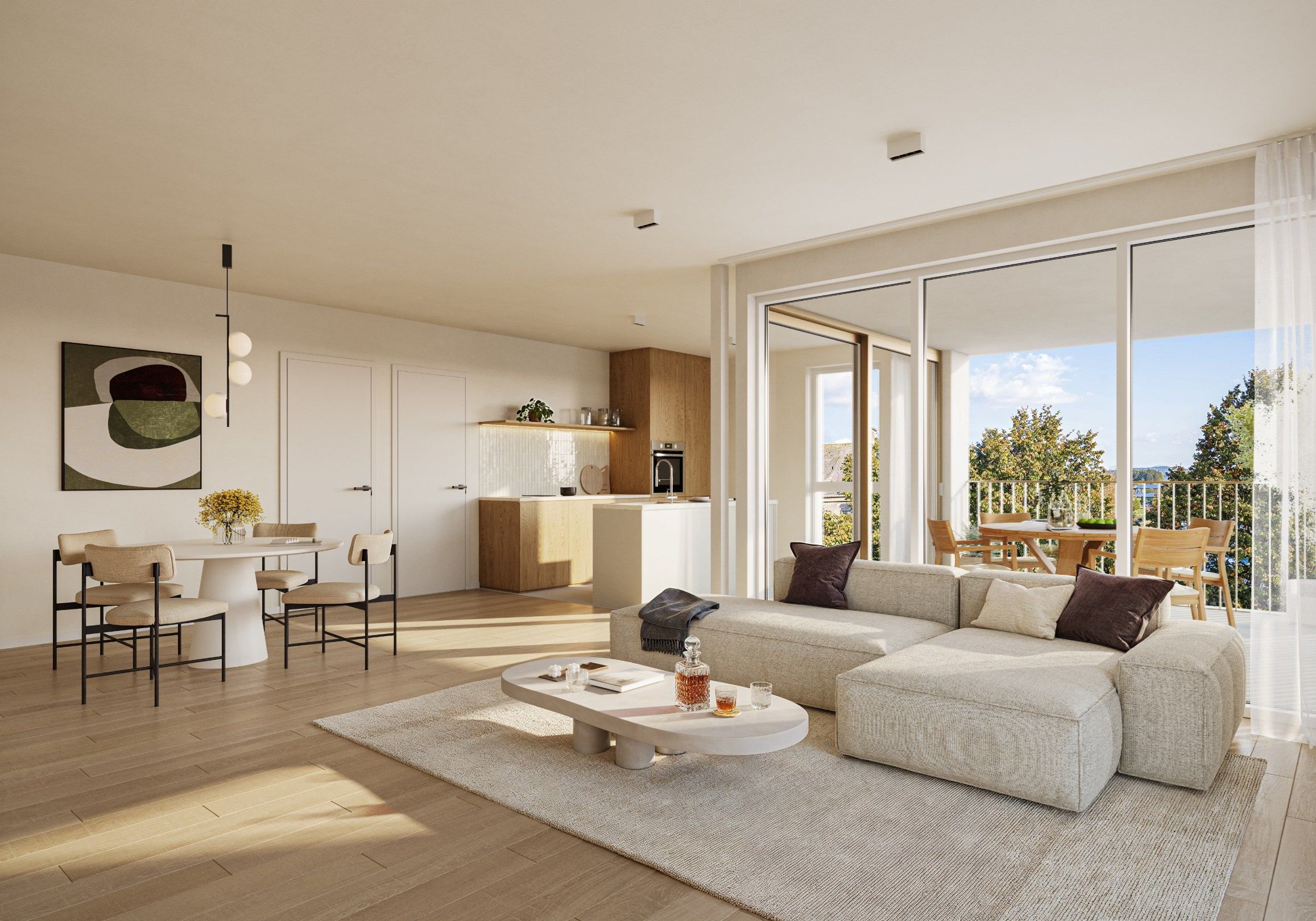 Prachtig nieuwbouwappartement op de vierde verdieping met 2 slaapkamers en terras in Residentie De Kloostertuin. foto 3