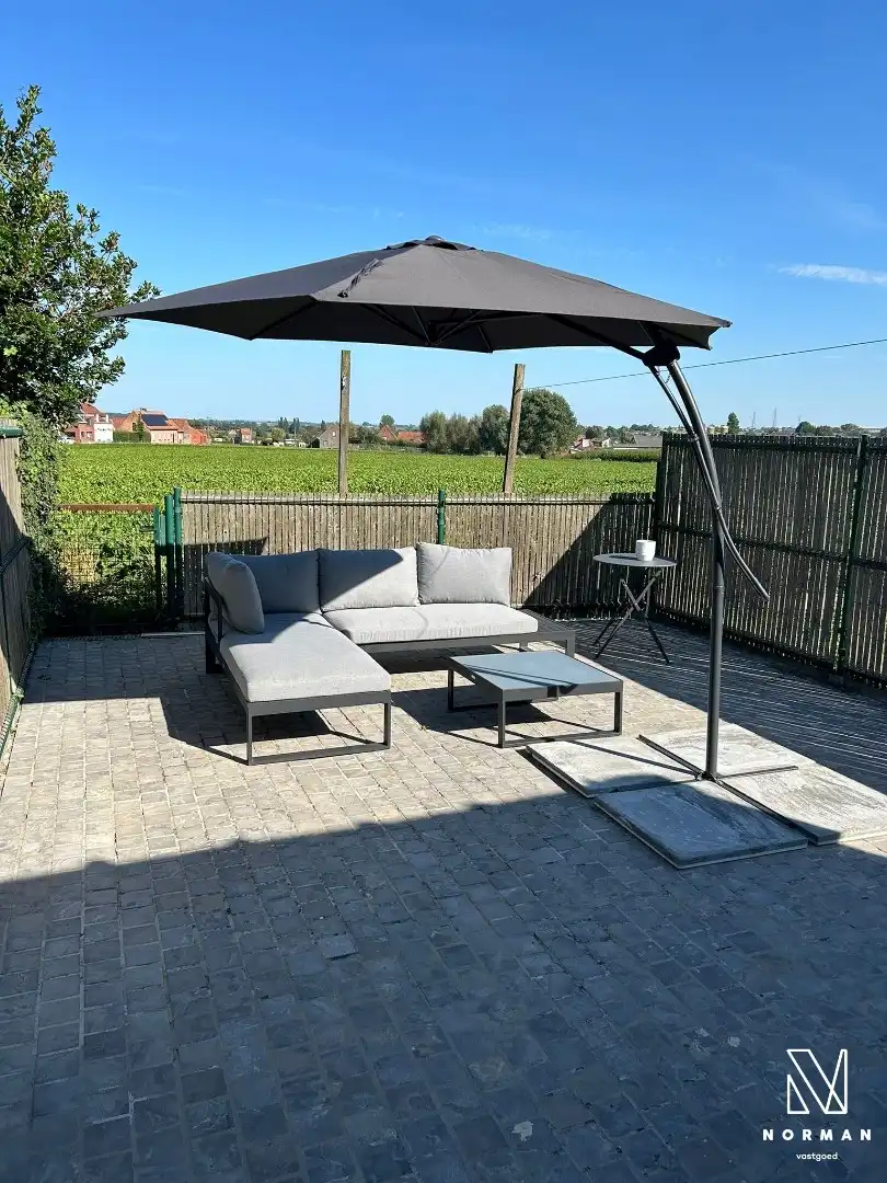 Ruime woning met drie slaapkamers te huur in Aalbeke foto 5