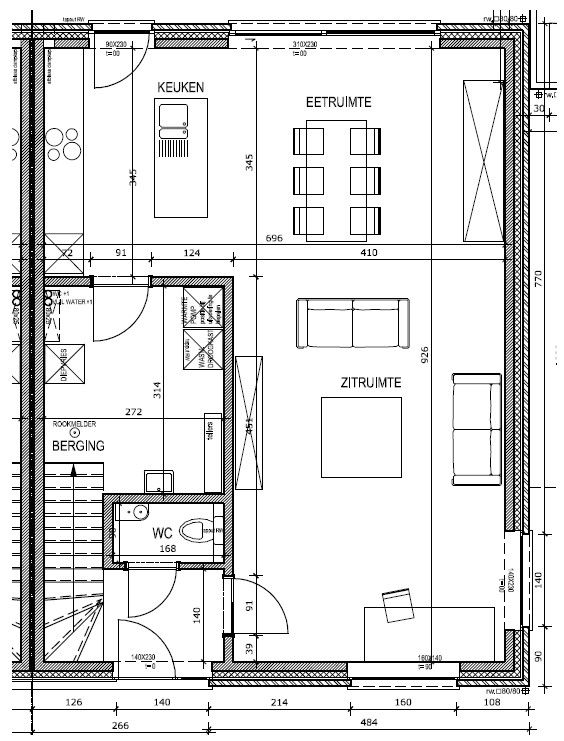 Energiezuinige halfopen woning te huur in Sijsele foto 12