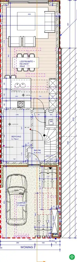 Centraal gelegen nieuwbouwwoning met 3 slaapkamers, tuin en overdekte autostaanplaats foto 18