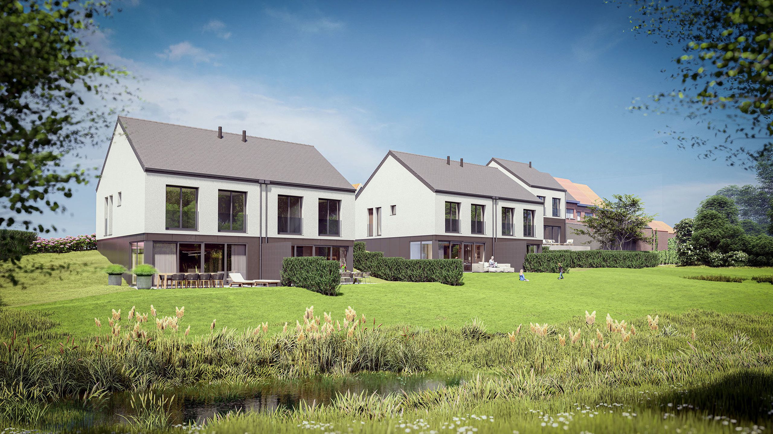 Nieuwbouwwoning met drie slaapkamers foto {{pictureIndex}}