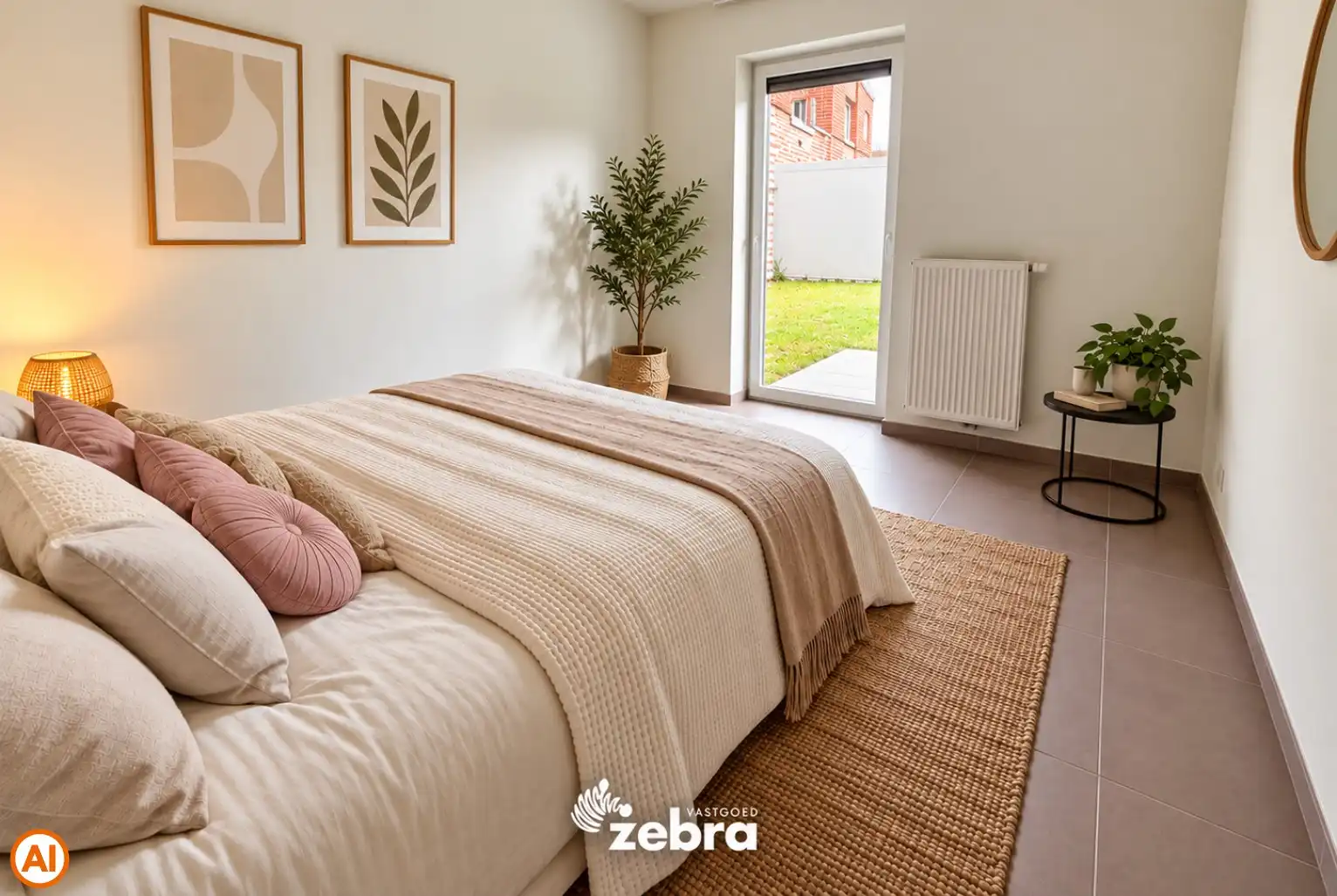 Instapklaar gelijkvloers appartement met private tuin en garage op toplocatie in Roeselare! foto 11