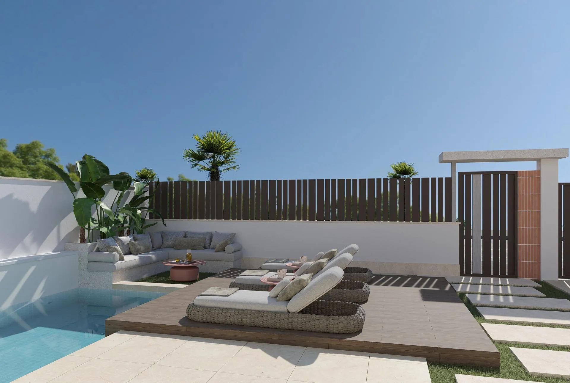 Exclusieve Ibiza-stijl villa's: luxe wonen met privé zwembad foto 7