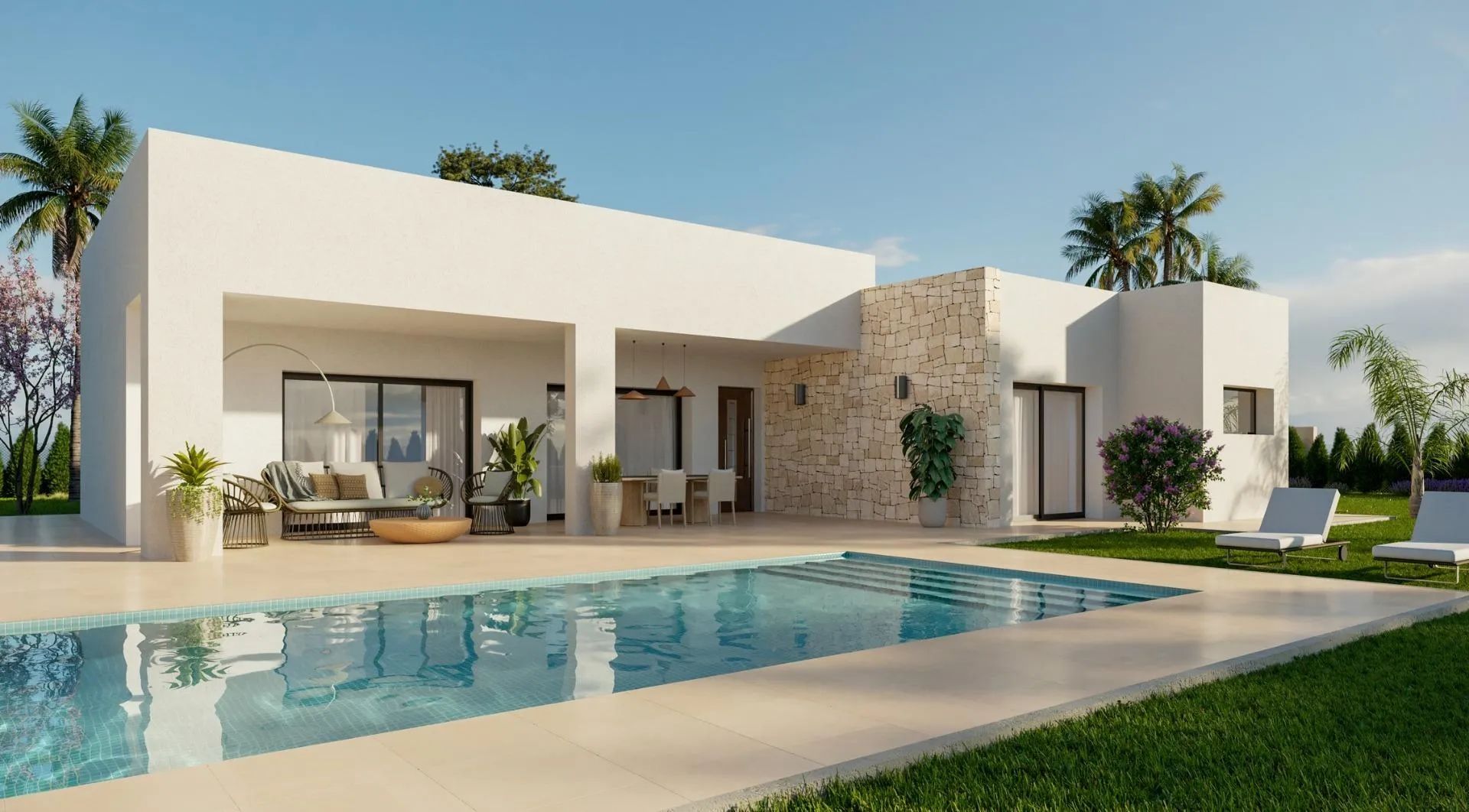 Vrijheid en luxe in het Spaanse binnenland: exclusieve villa’s op royale percelen in Aspe foto {{pictureIndex}}