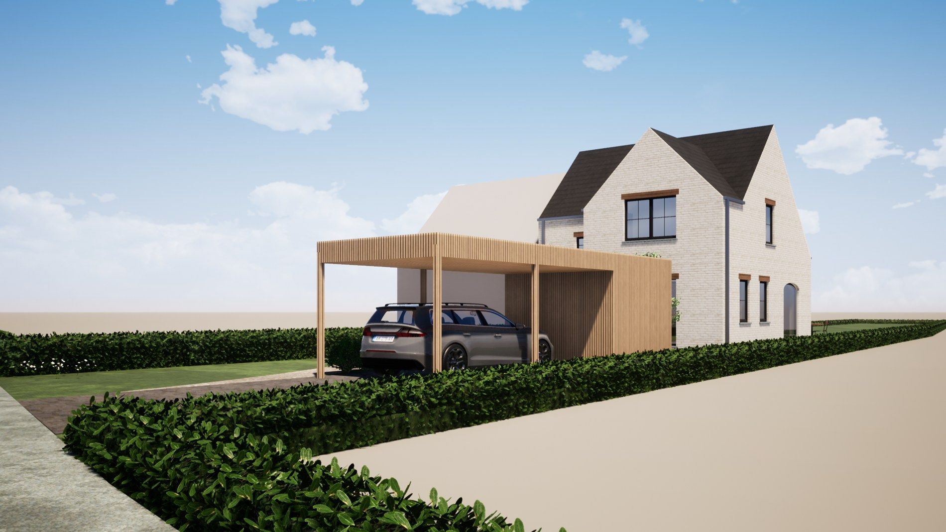 Ruime nieuwbouwwoning in landelijke setting te Kortemark foto 9