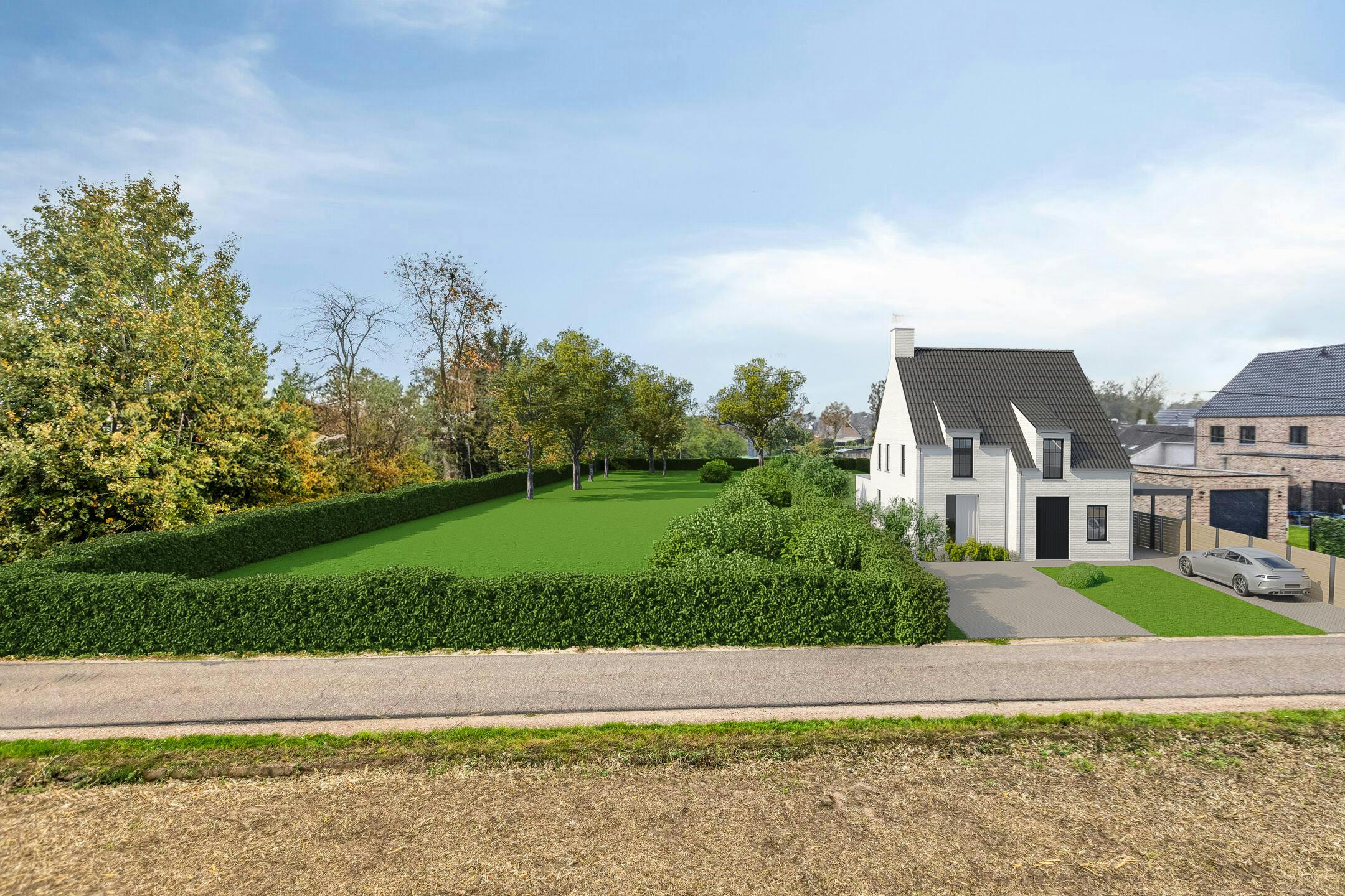 Rustig gelegen bouwgrond met vrij zicht op een riant perceel voor open bebouwing te koop foto 4