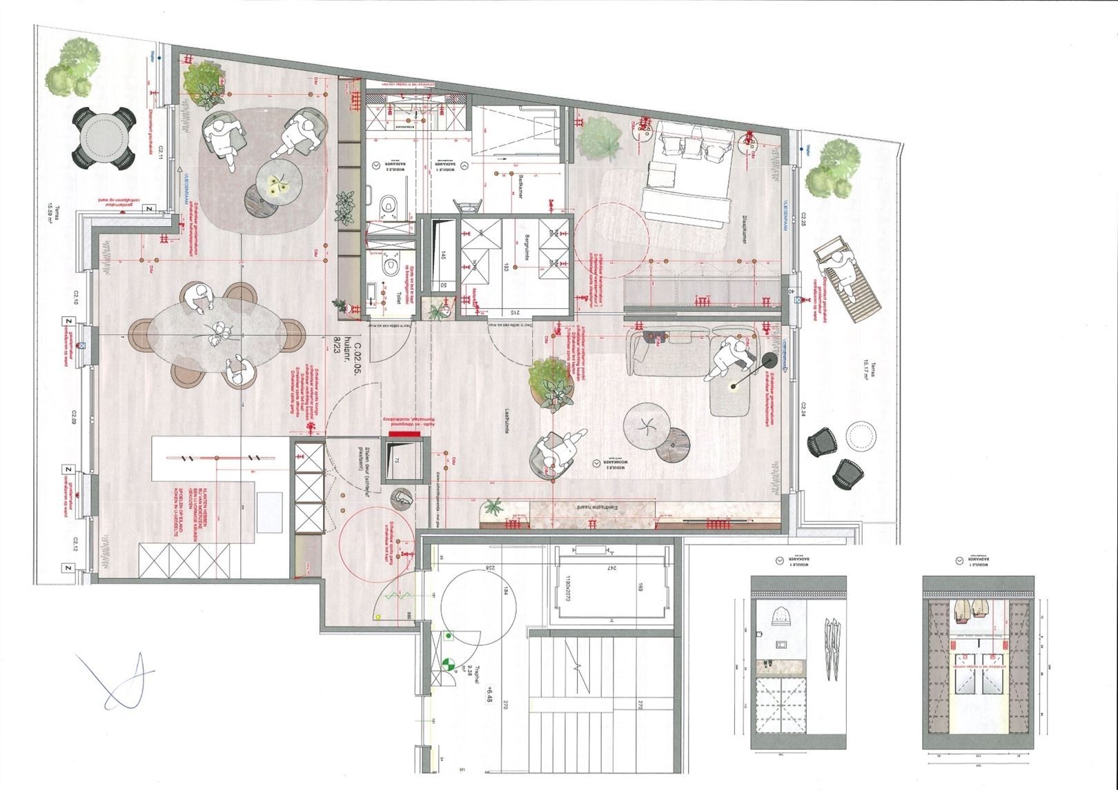 Prachtige assistentiewoning gelegen midden in het groen te Hamme foto 32