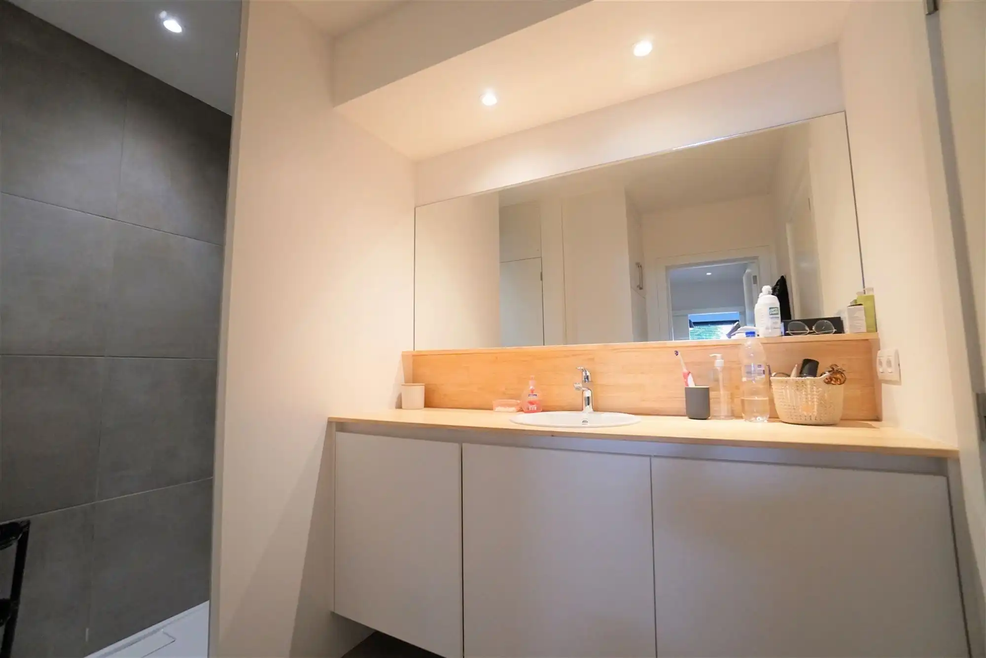 Gelijkvloers appartement met 1 slaapkamer en garage foto 11