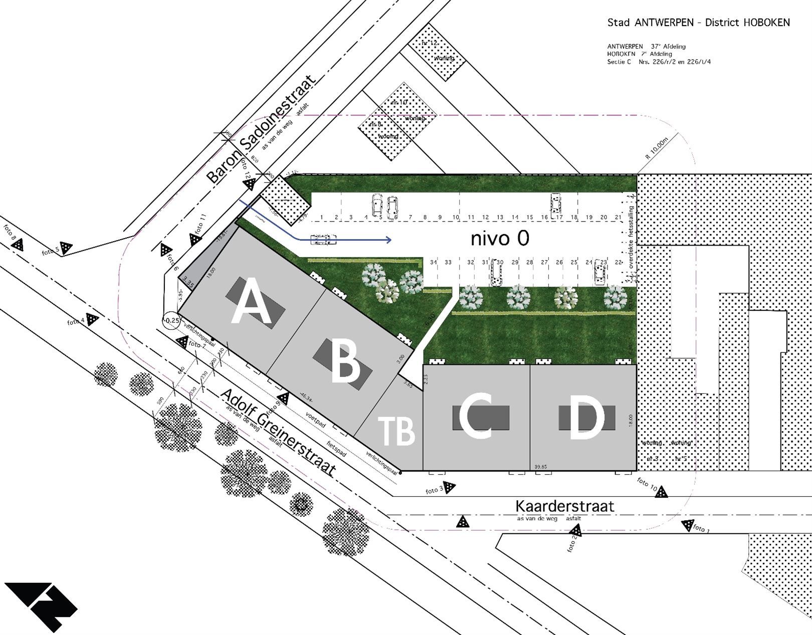 BLOK B: ruwbouw 12 appten + PROJECTGROND voor BLOK A. foto 2