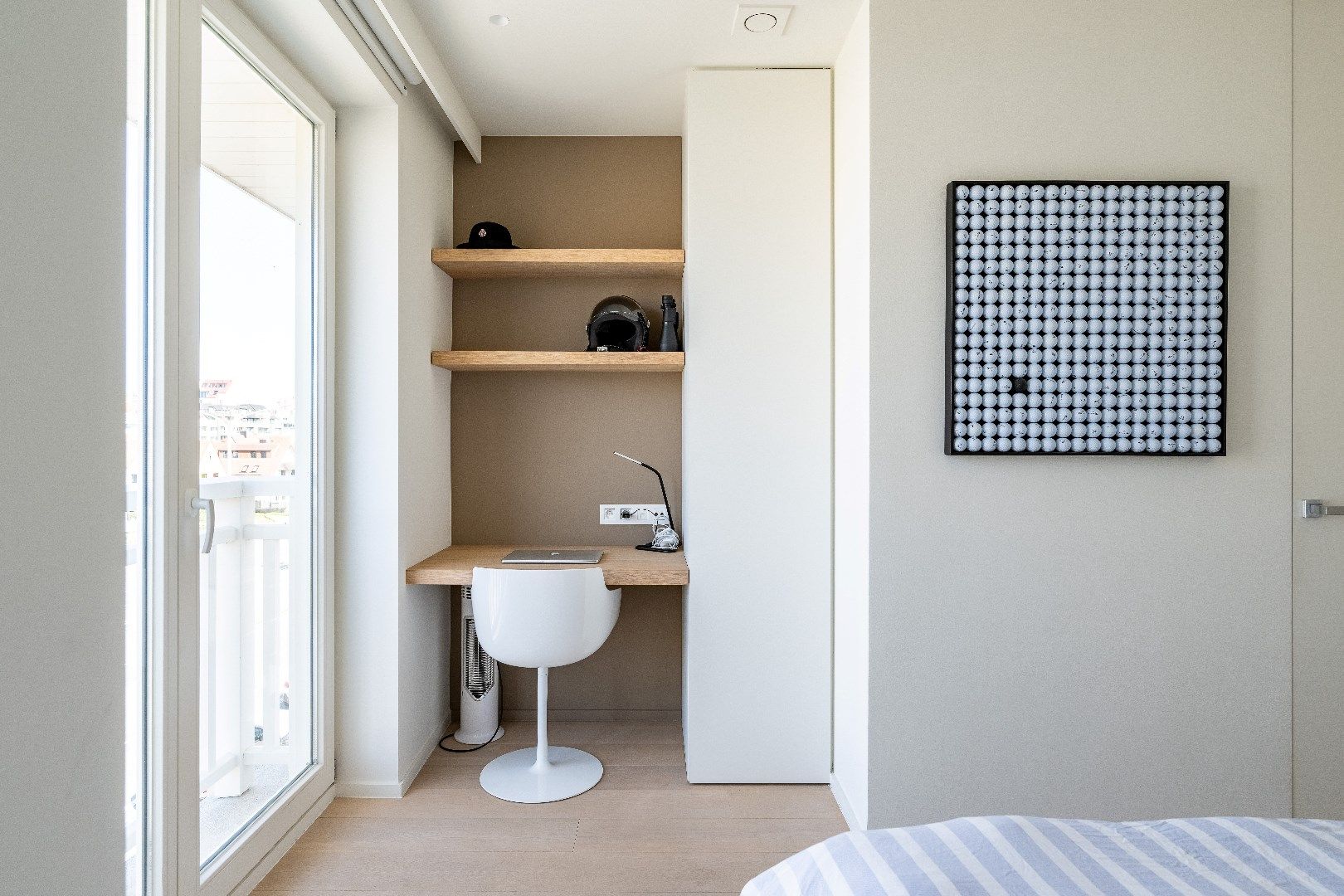 Recent en luxueus afgewerkte hoekpenthouse met adembenemend zicht over het Park58. Inpandige box te koop foto 22