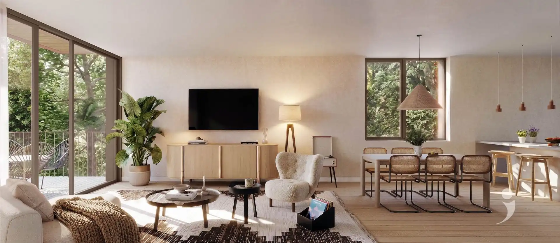 Architecturale duplex in groen Leuvens park foto 7