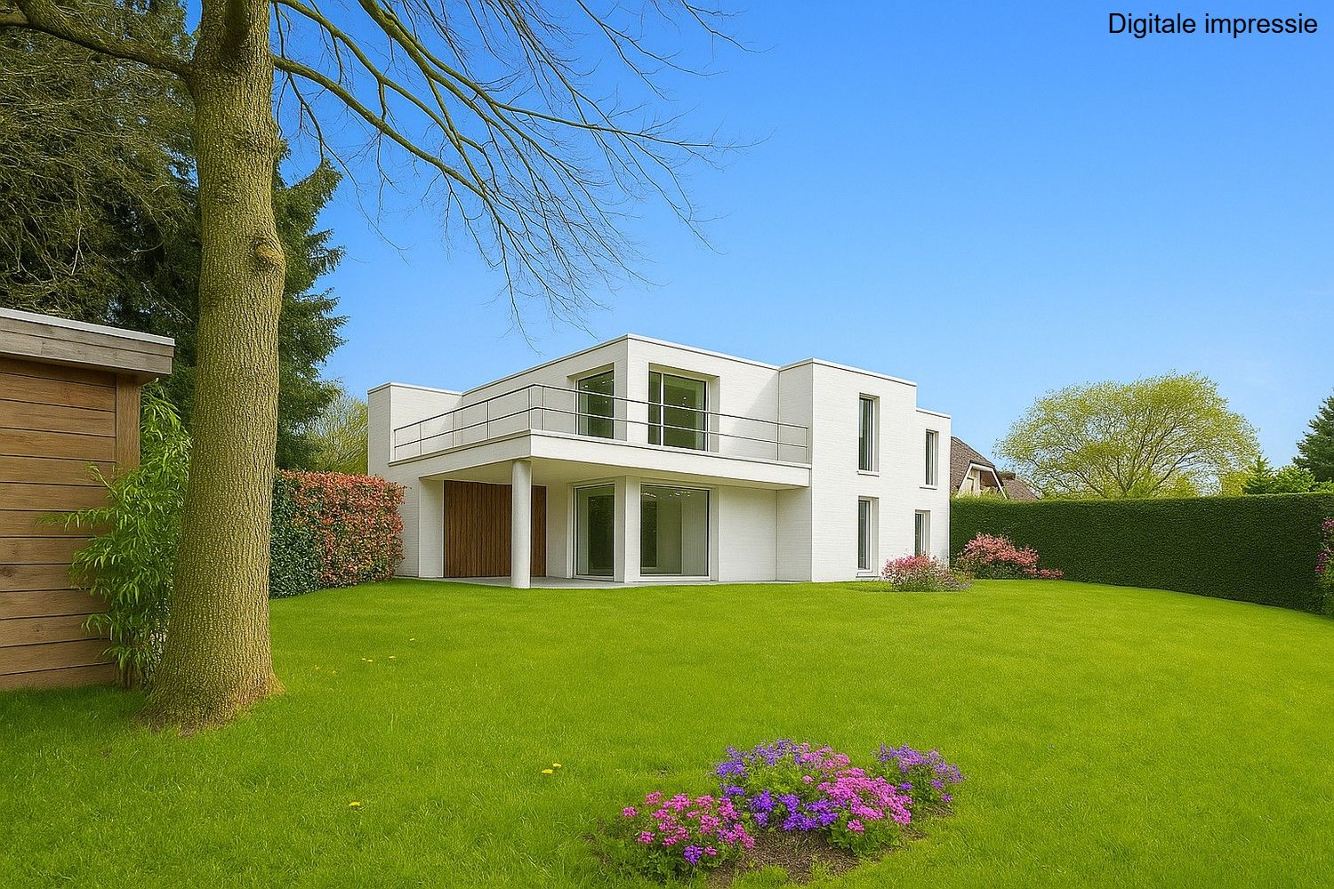 Moderne villa met ruime leefruimte, 4 slaapkamers en 2 badkamers op 13 are in gegeerde buurt Neerharen- Lanaken foto 42