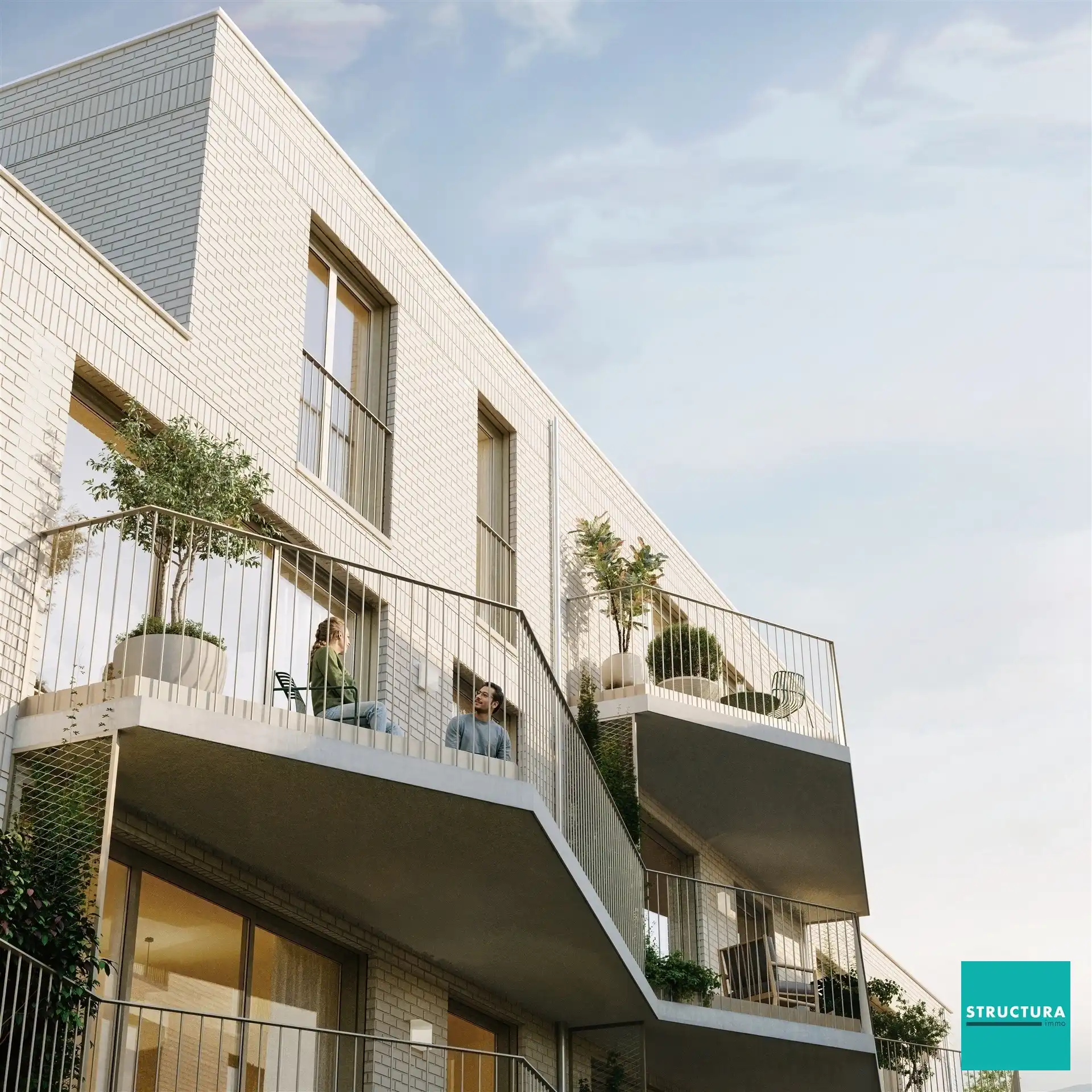 Hof Ten Anker: nieuwbouwappartement met 2 slp  foto 2