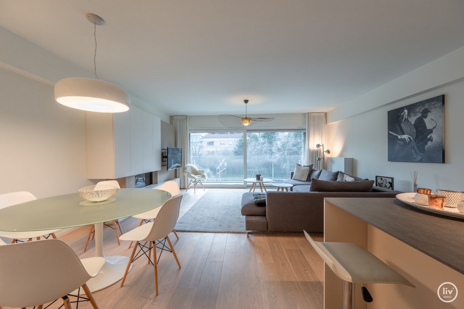 Récent (2015) appartement uitzonderlijk goed gelegen met open zicht over het Ijzerpark te Knokke.  foto 17