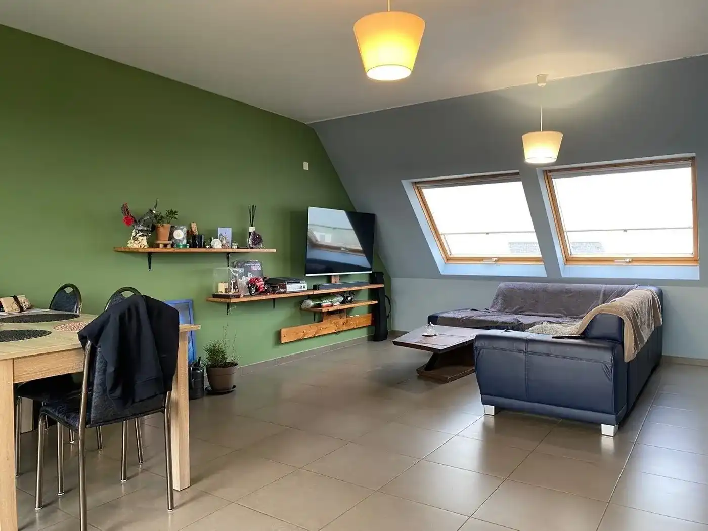 Passendale - Dakappartement met 2 slaapkamers, terras en garage-optie foto 2