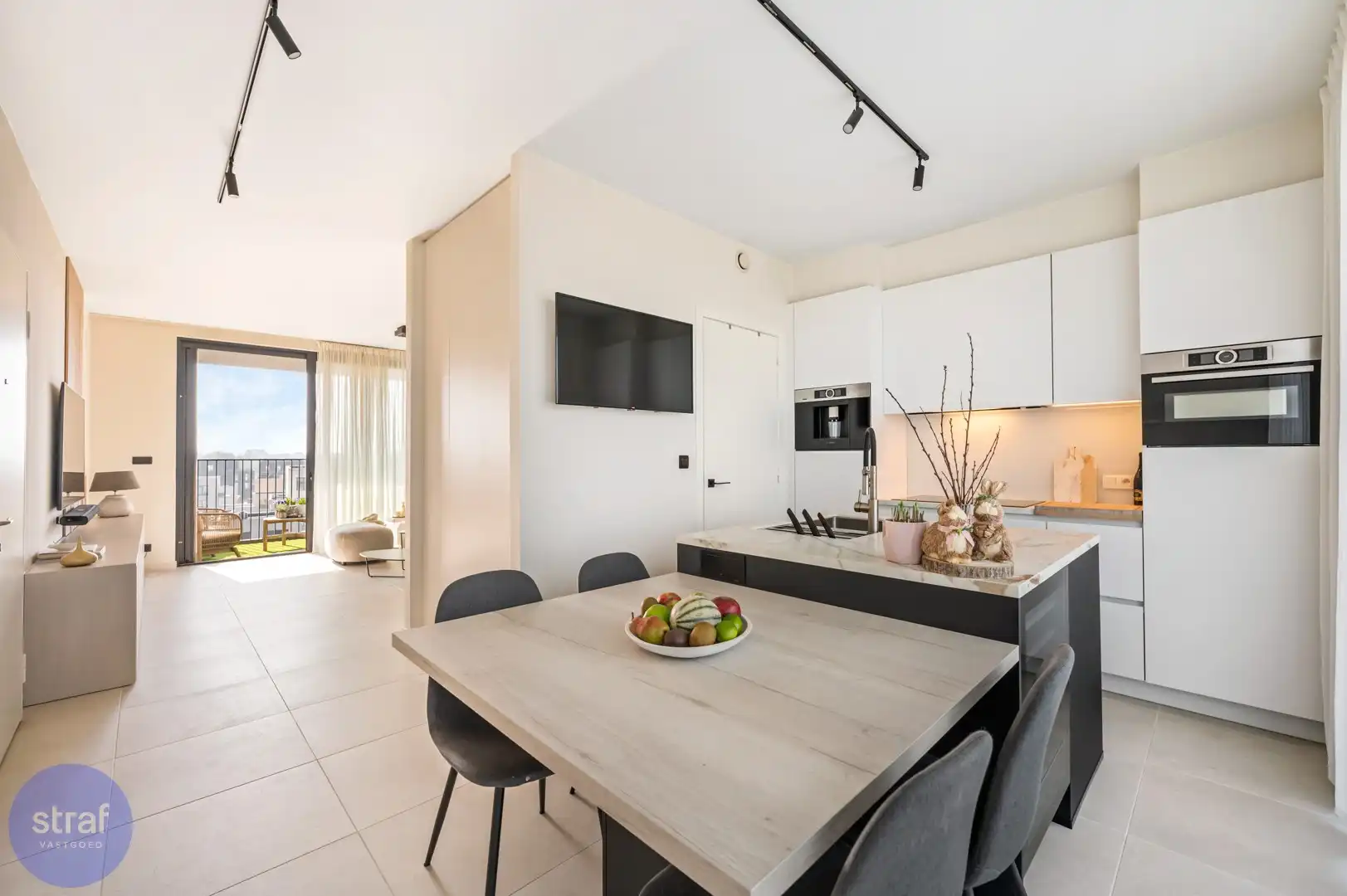 2 slaapkamers, 2 terrassen en een zalig zicht op Linkeroever foto 7