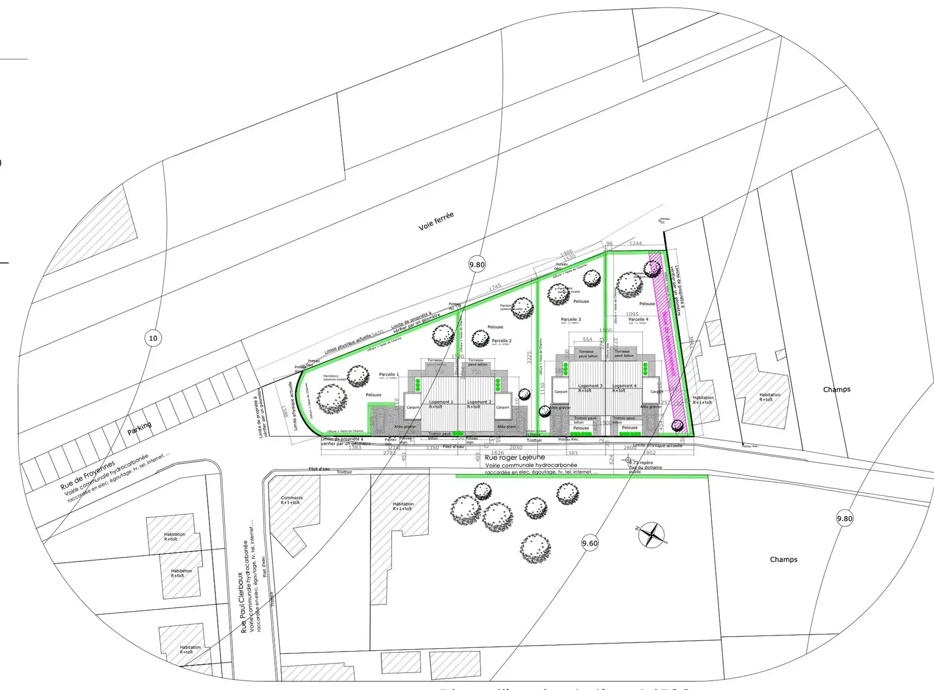  Projectgrond met vergunning voor 4 halfopen woningen foto 9